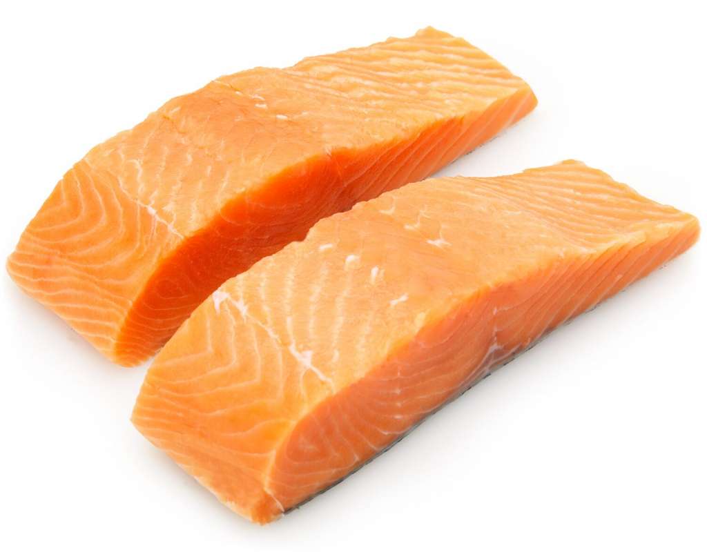 Fresh salmon fillet